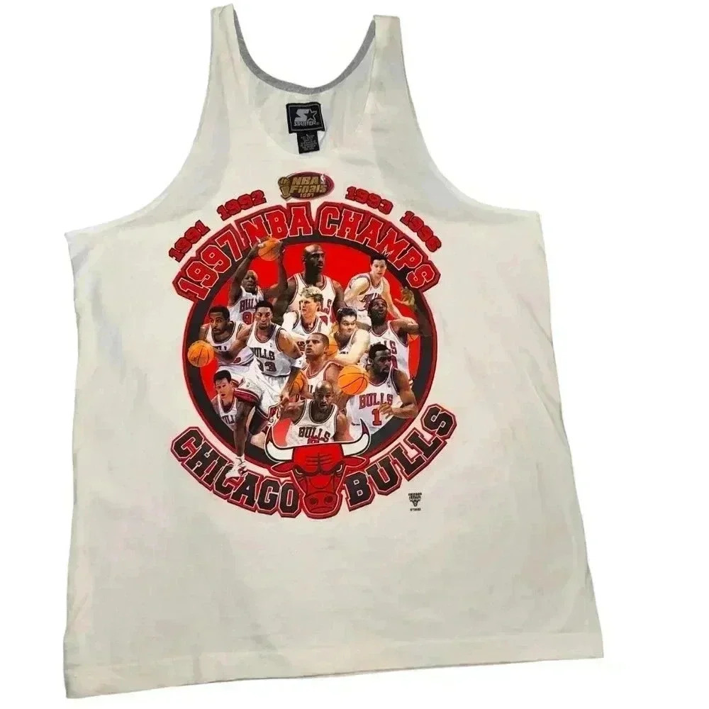 90's NBA Starter Chicago Bulls Tank Top